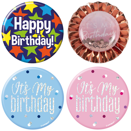 Collection image for: Happy Birthday Buttons