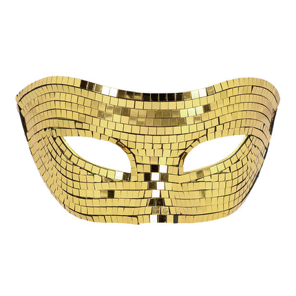 Goldene Augenmaske Disco