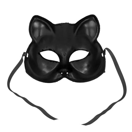 Schwarze Augenmaske Katze