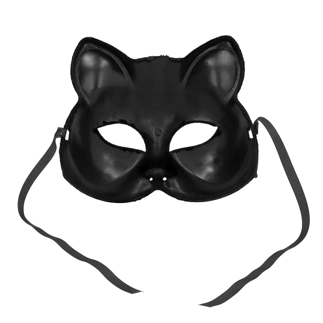 Schwarze Augenmaske Katze