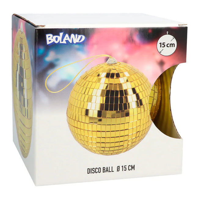 Goldener Discoball 15cm