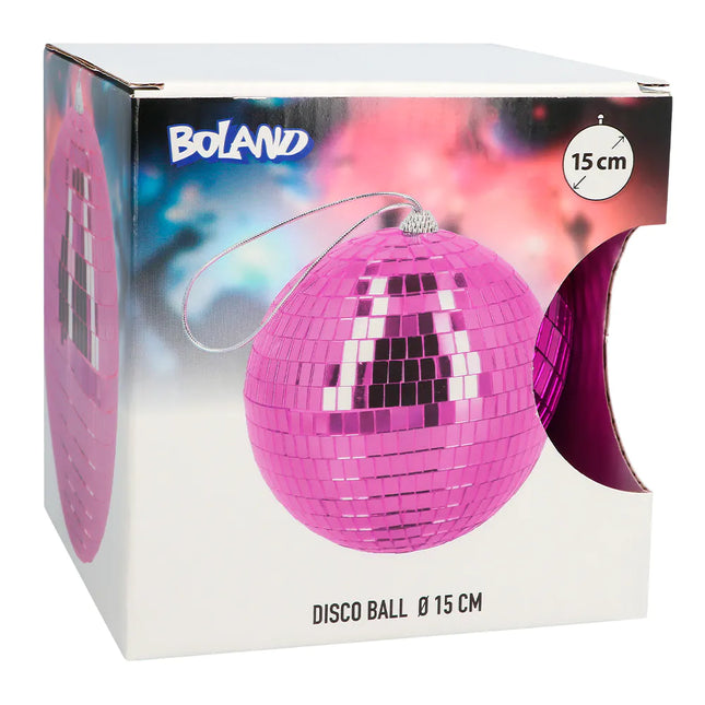 Rosa Discoball 15cm