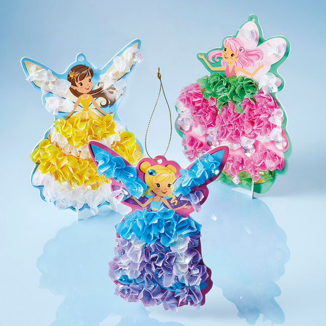 Fashion Fairies Craft Set Feenfiguren in schicken Ballkleidern