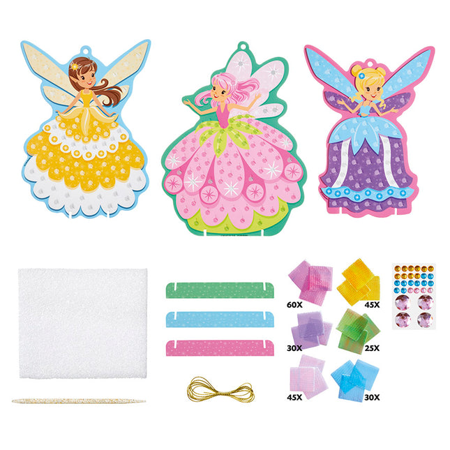 Fashion Fairies Craft Set Feenfiguren in schicken Ballkleidern