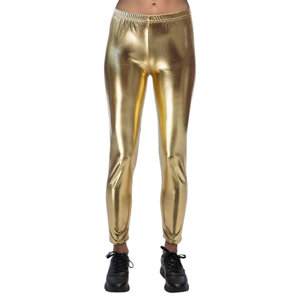 Legging Metallic Gold