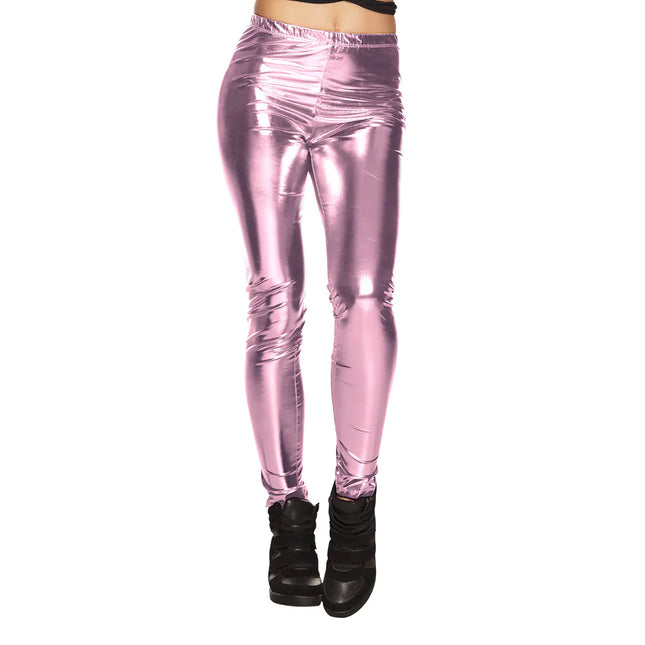 Legging Metallic Rosa