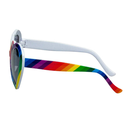 Herz Brille Regenbogen