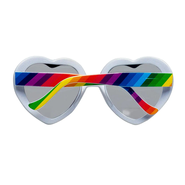 Herz Brille Regenbogen