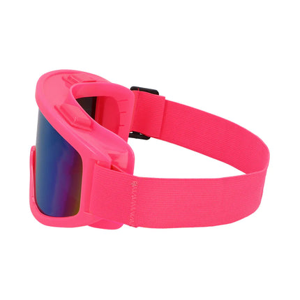 Neon Pink Skibrille