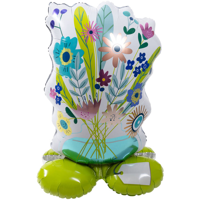 Stehender Folienballon Bouquet 77cm Leer