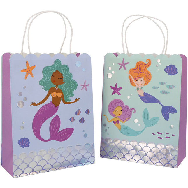 Geschenktüten - Mermaid Magic - 20 x 27 cm - 6 Stück