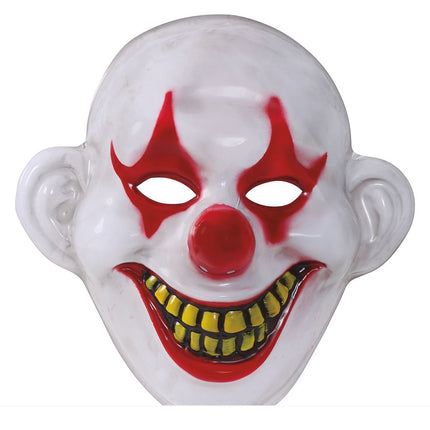 Halloween Clown Maske Weiß