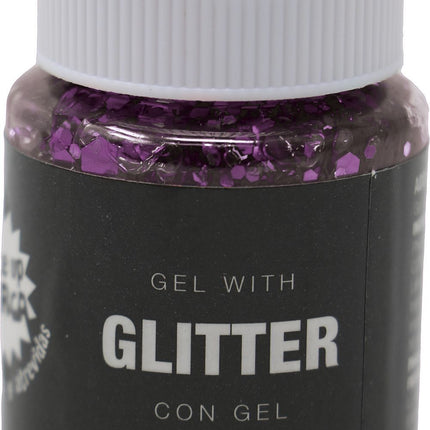 Lila Glitter Gel 20g