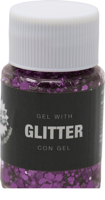 Lila Glitter Gel 20g