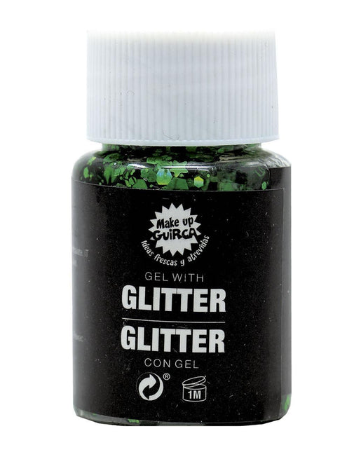 Dunkelgrünes Glitzergel 20g