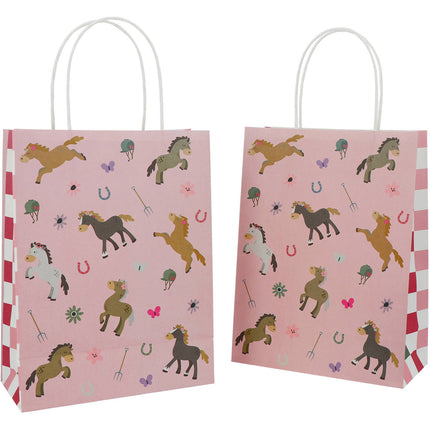 Geschenktüten - Happy Horses - 20 x 27 cm - 6 Stück