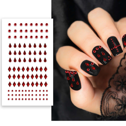 Halloween Nail Sticker Rot