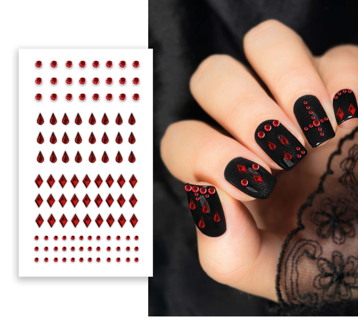 Halloween Nail Sticker Rot