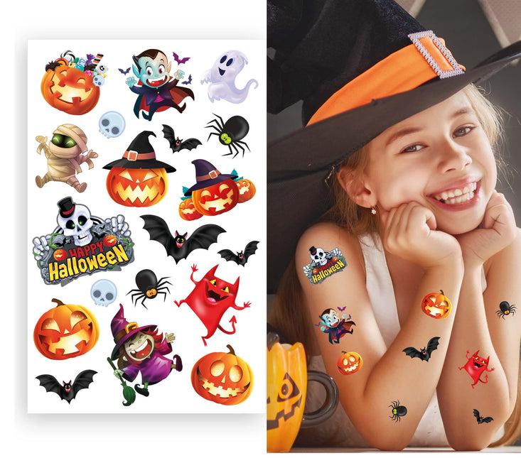 Halloween Tattoo Bogen mit Kleber