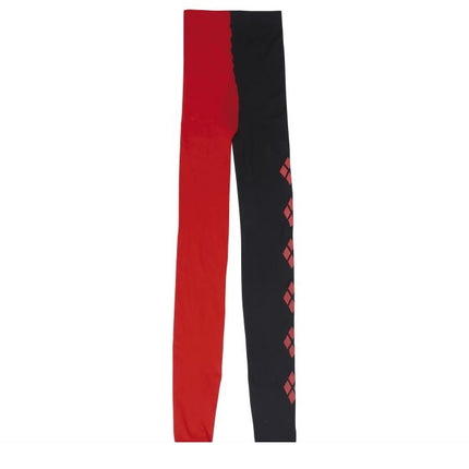 Schwarze Rote Legging Harley Quin