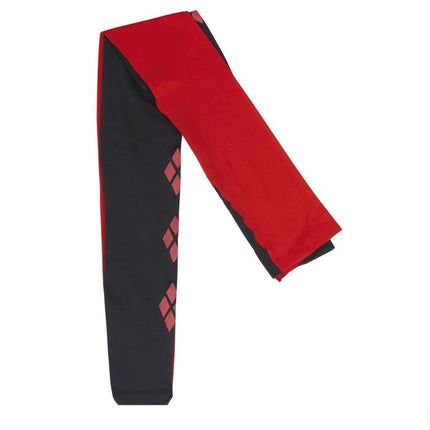 Schwarze Rote Legging Harley Quin