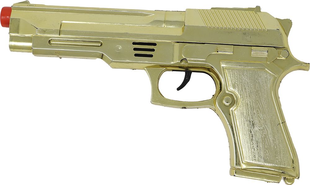 Goldene Fake Gun 22cm