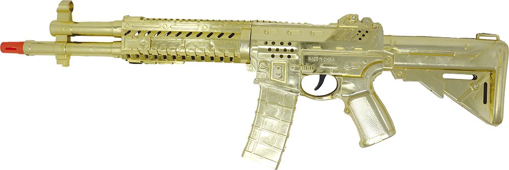 Goldene Fake Gun 58cm