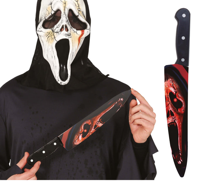 Halloween Fake Messer blutig 37cm