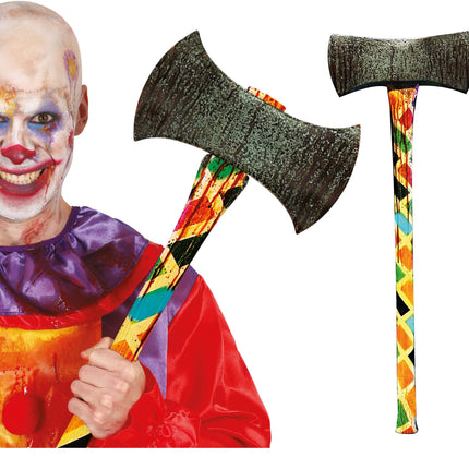 Halloween Fake Axt Clown 73cm