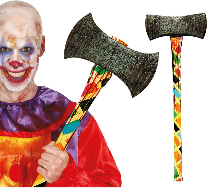 Halloween Fake Axt Clown 73cm