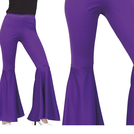 Disco 70S Hose Lila Damen