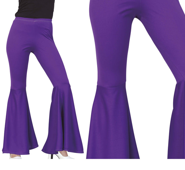 Disco 70S Hose Lila Damen