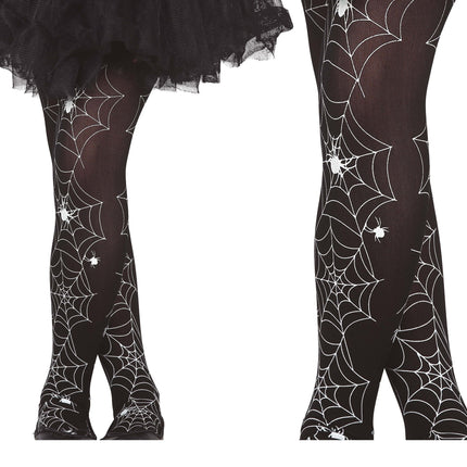 Halloween Legging Spinnennetz Mädchen