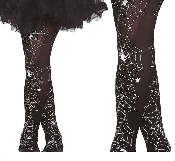 Halloween Legging Spinnennetz Mädchen