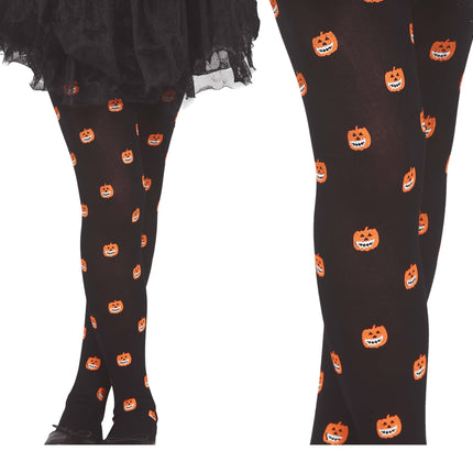 Halloween Legging Kürbismädchen