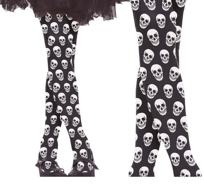 Halloween Legging Totenkopf Mädchen