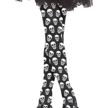 Halloween Legging Totenkopf Kind