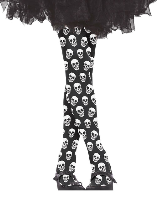 Halloween Legging Totenkopf Kind