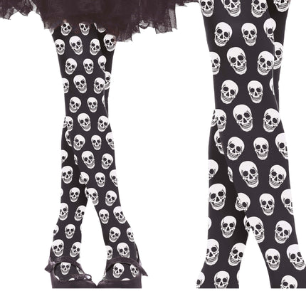 Halloween Legging Totenkopf Kind