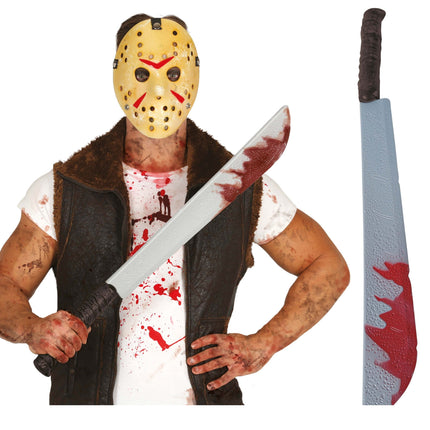 Halloween Blutige Machete 74cm