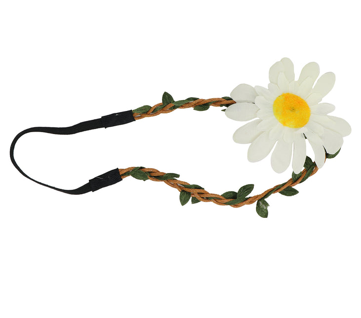 Geflochtenes Haarband mit Blume