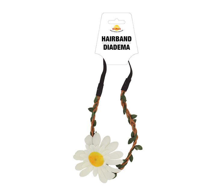 Geflochtenes Haarband mit Blume