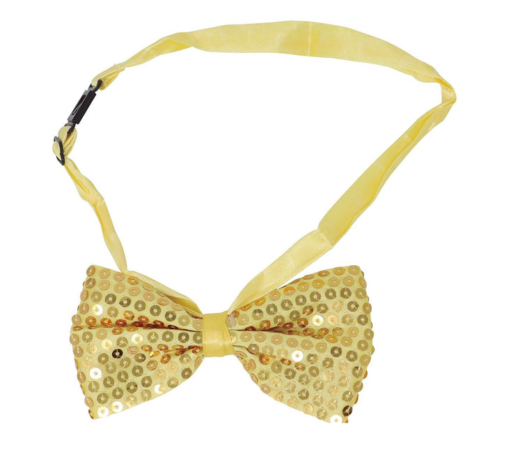 Gold Bow Glitter Paillet