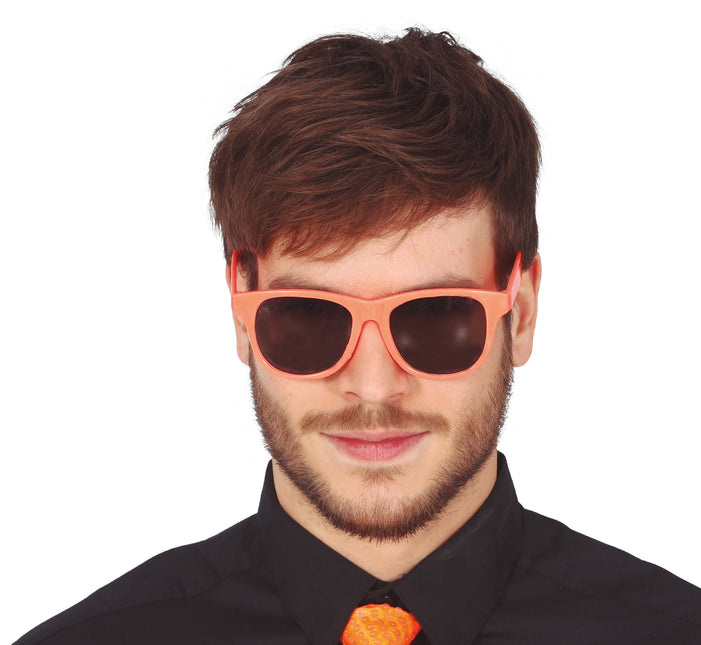 Neon Orange Brille