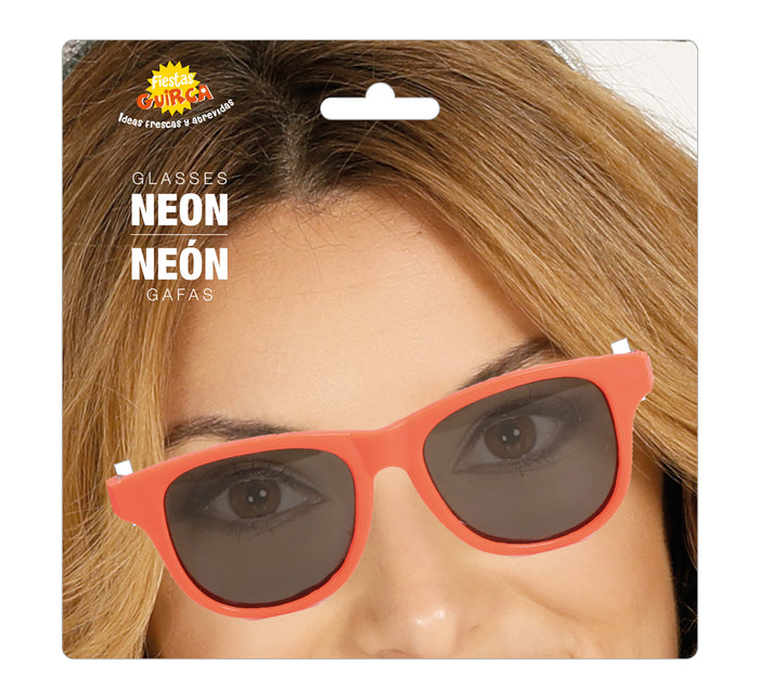 Neon Orange Brille