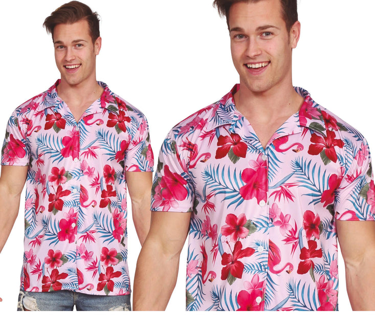 Hawaii Hemd Flamingo