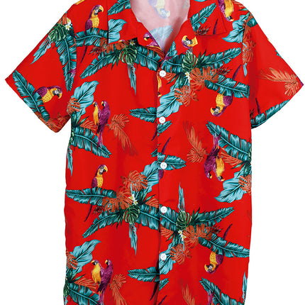 Hawaii Bluse Papageien