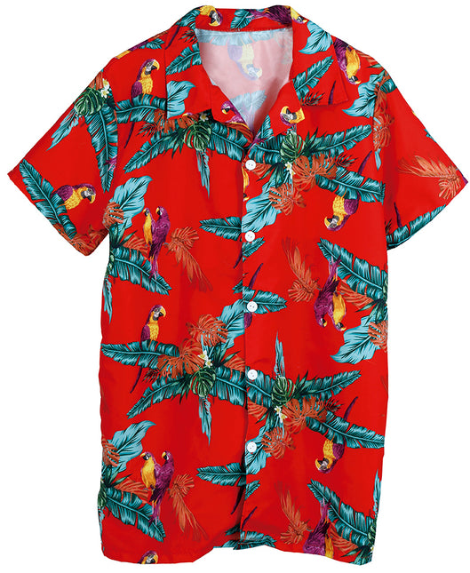 Hawaii Bluse Papageien