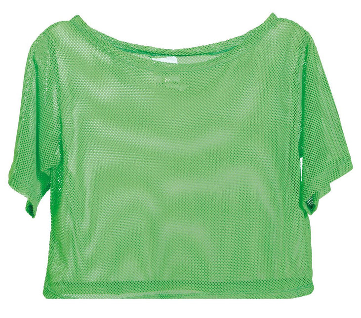 Fischnetz T/Shirt Neon Grün Kurz L