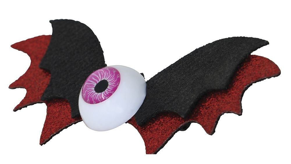 Halloween Haarspange Fledermaus 10cm 2St.